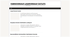 Desktop Screenshot of fabrikladen.net